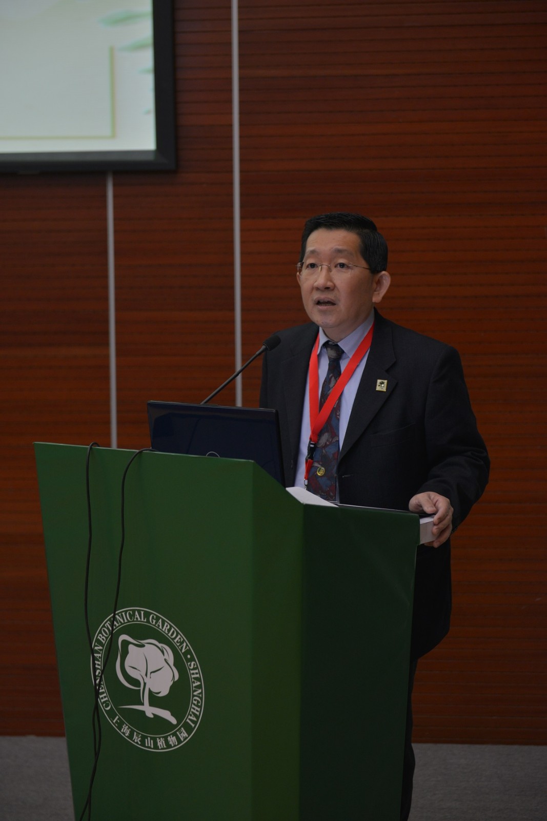 马来西亚森林研究所(FRIM)标本馆馆长Richard C.K. Chung讲话.JPG 马来西亚森林研究所(FRIM)标本馆馆长Richard C.K. Chung讲话.JPG