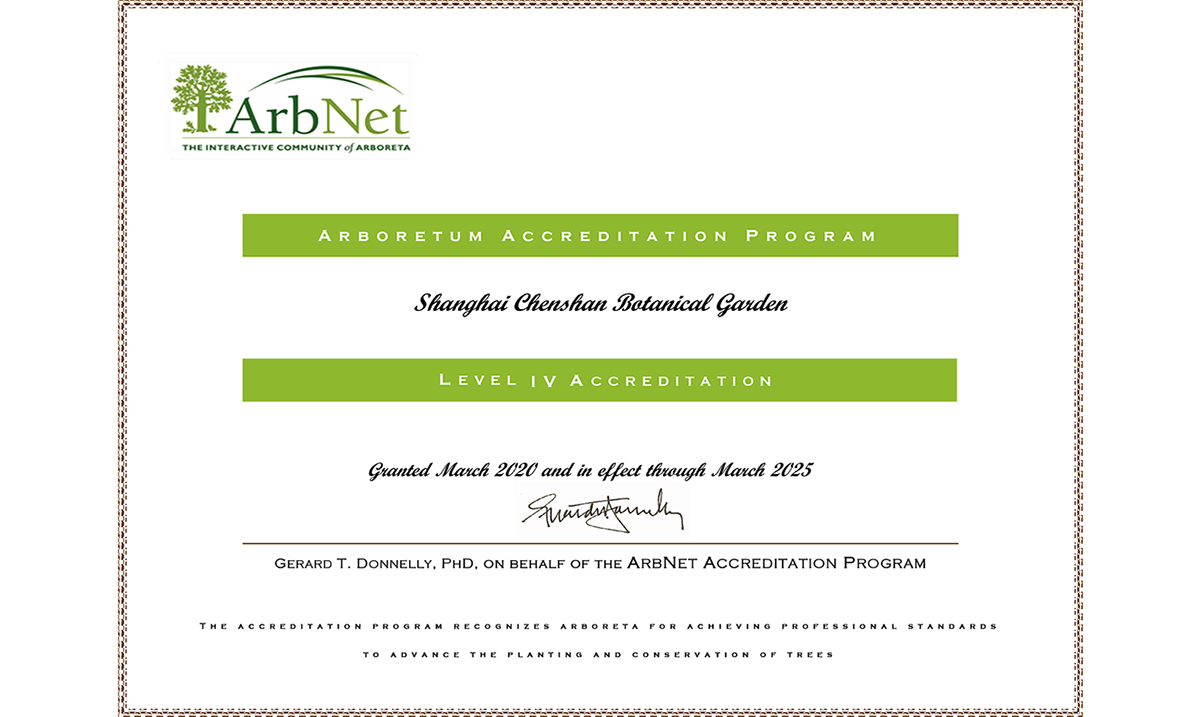 Shanghai Chenshan Botanical Garden_ArbNet certificate_3-2020.jpg